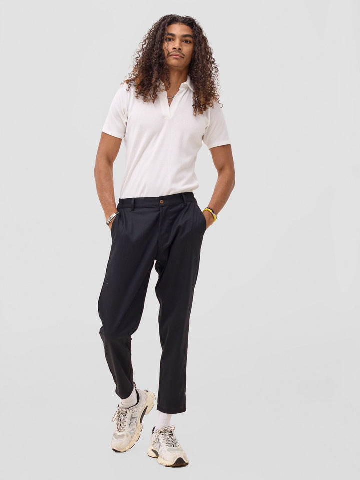 Zoya Sadira Mens' Chino Pants - Black