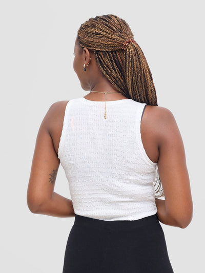 Vivo Isabi Bodysuit - White - Shopzetu