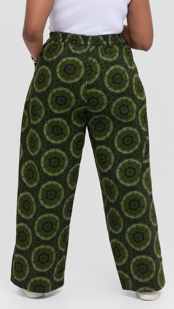 Vivo Kitenge Wide Leg Pants - Ashai Print