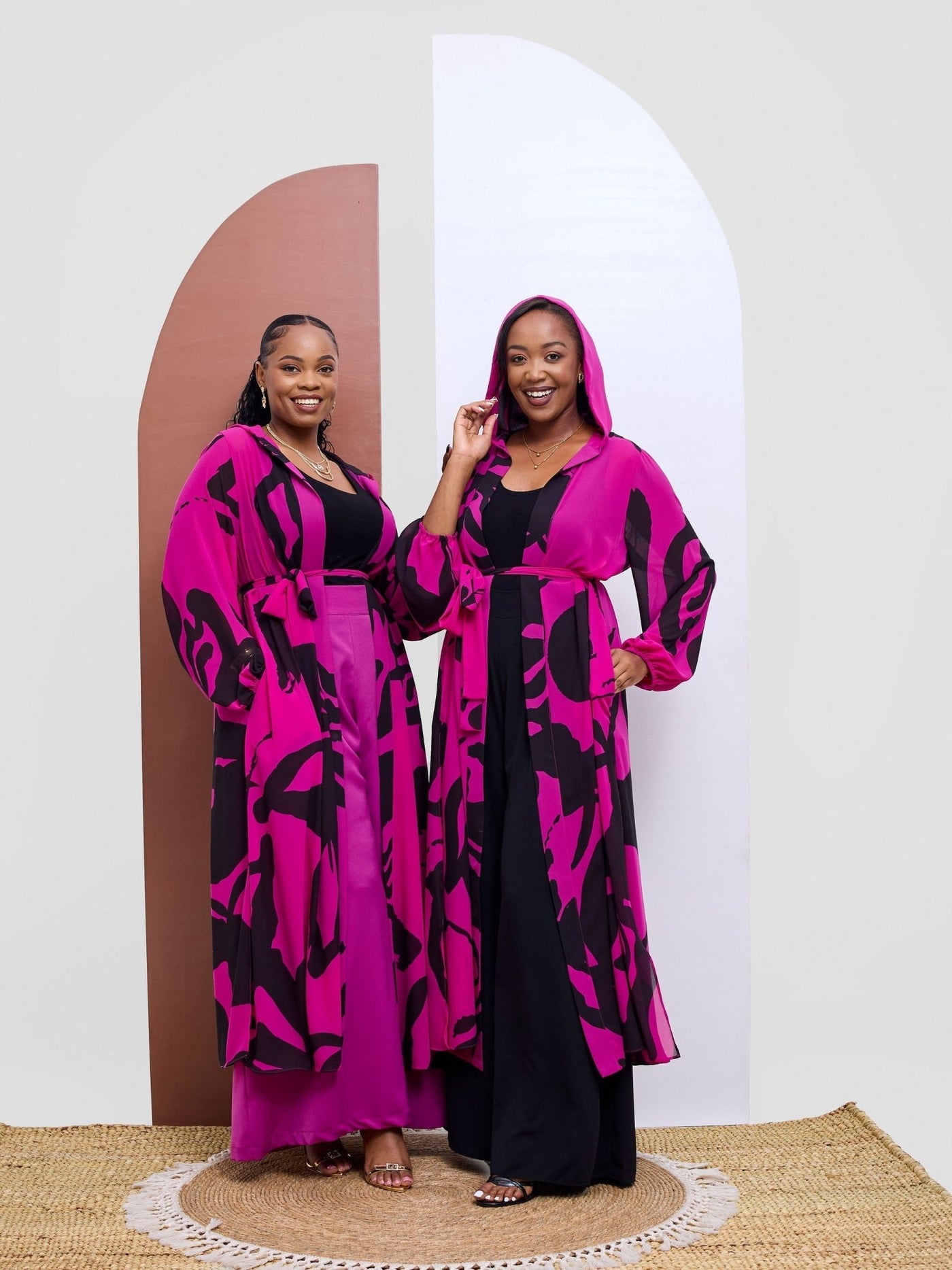 Vivo Kelemi 4.0 Kimono - Magenta / Black Nashe Print - Shopzetu