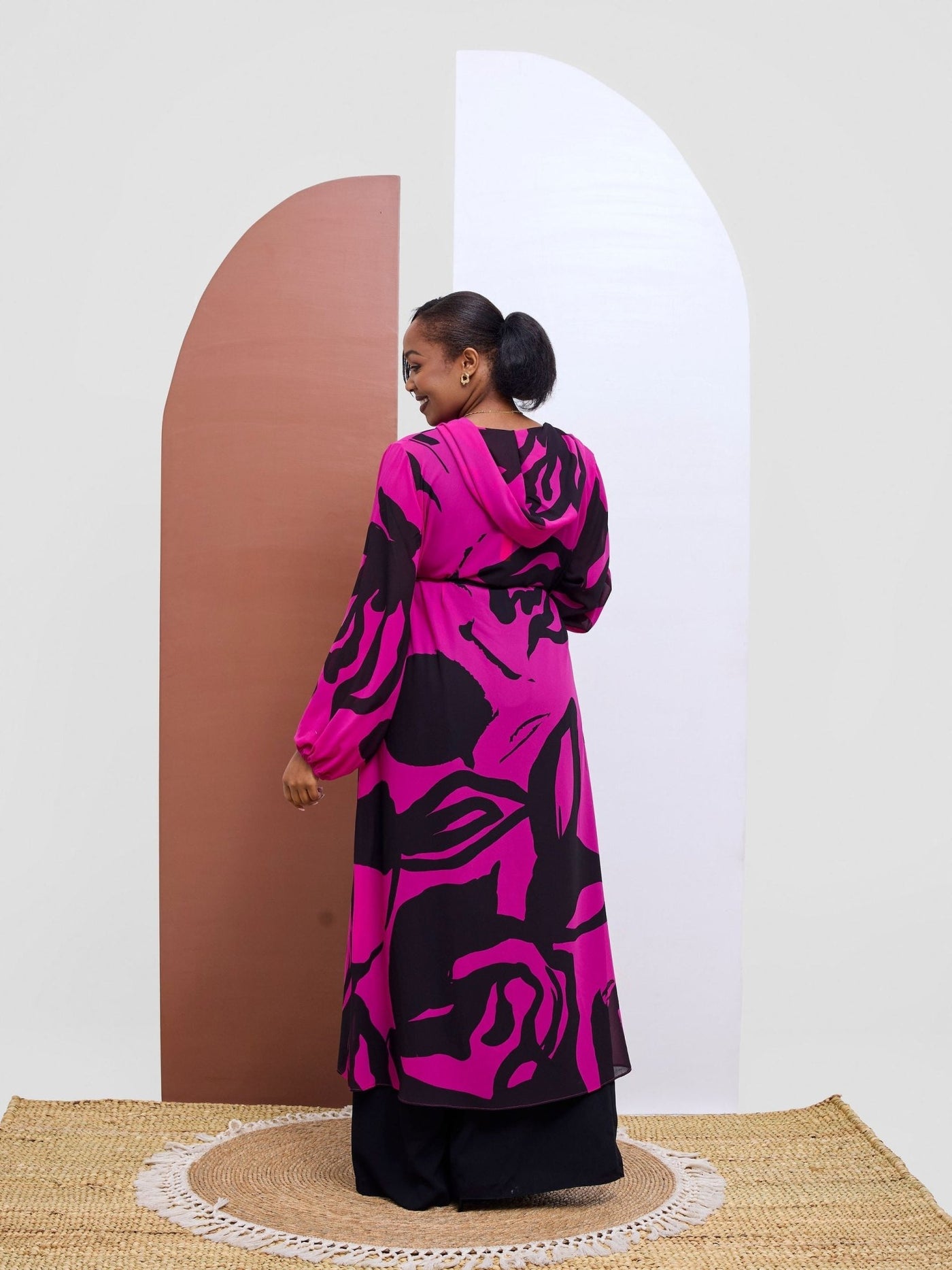 Vivo Kelemi 4.0 Kimono - Magenta / Black Nashe Print - Shopzetu