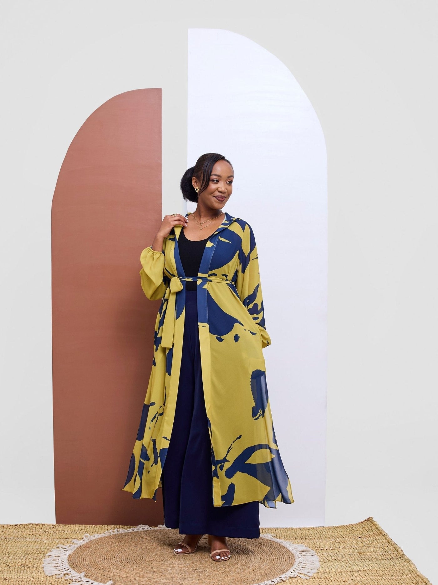 Vivo Kelemi 4.0 Kimono - Lime / Navy Nashe Print - Shopzetu