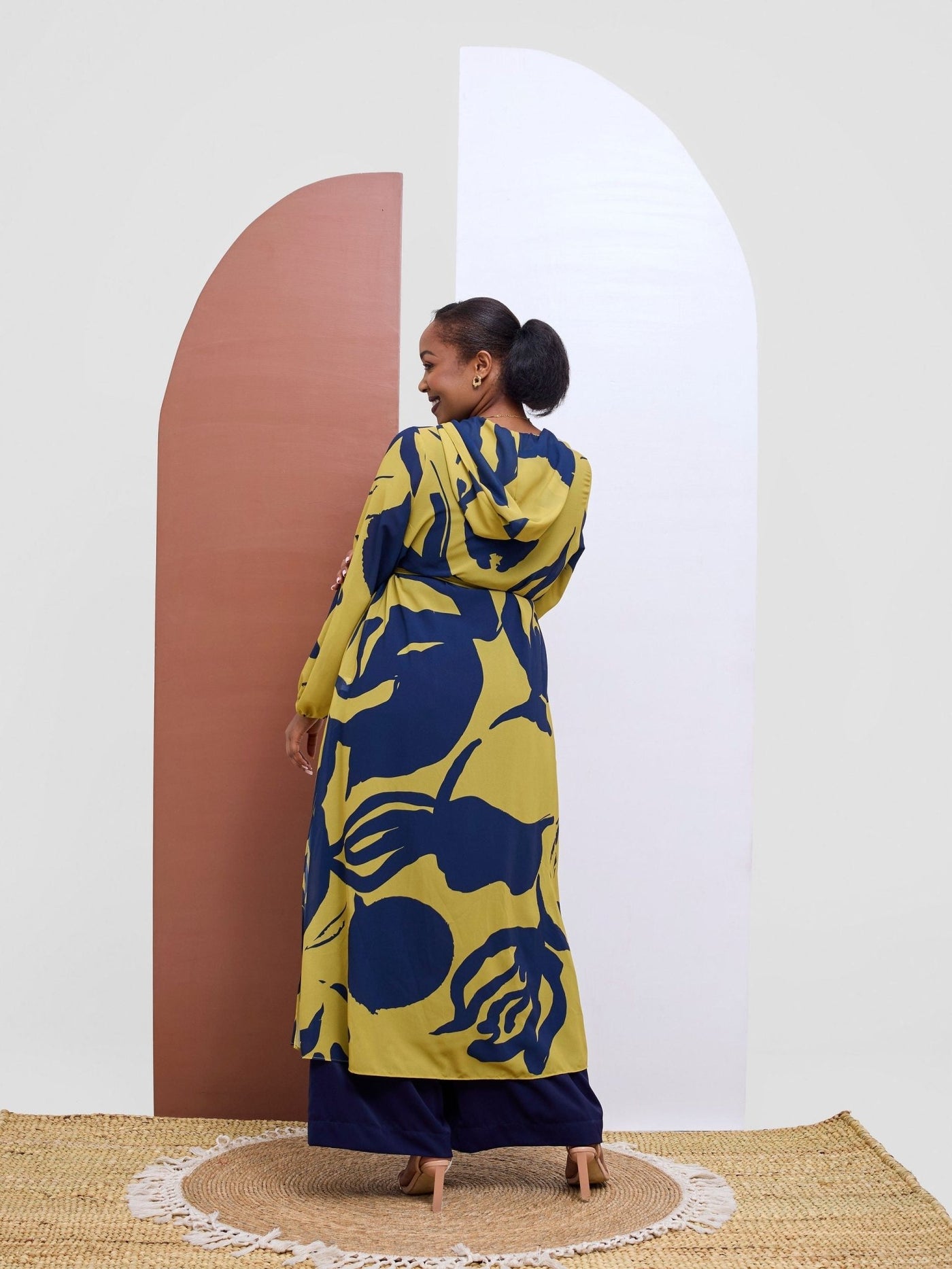 Vivo Kelemi 4.0 Kimono - Lime / Navy Nashe Print - Shopzetu