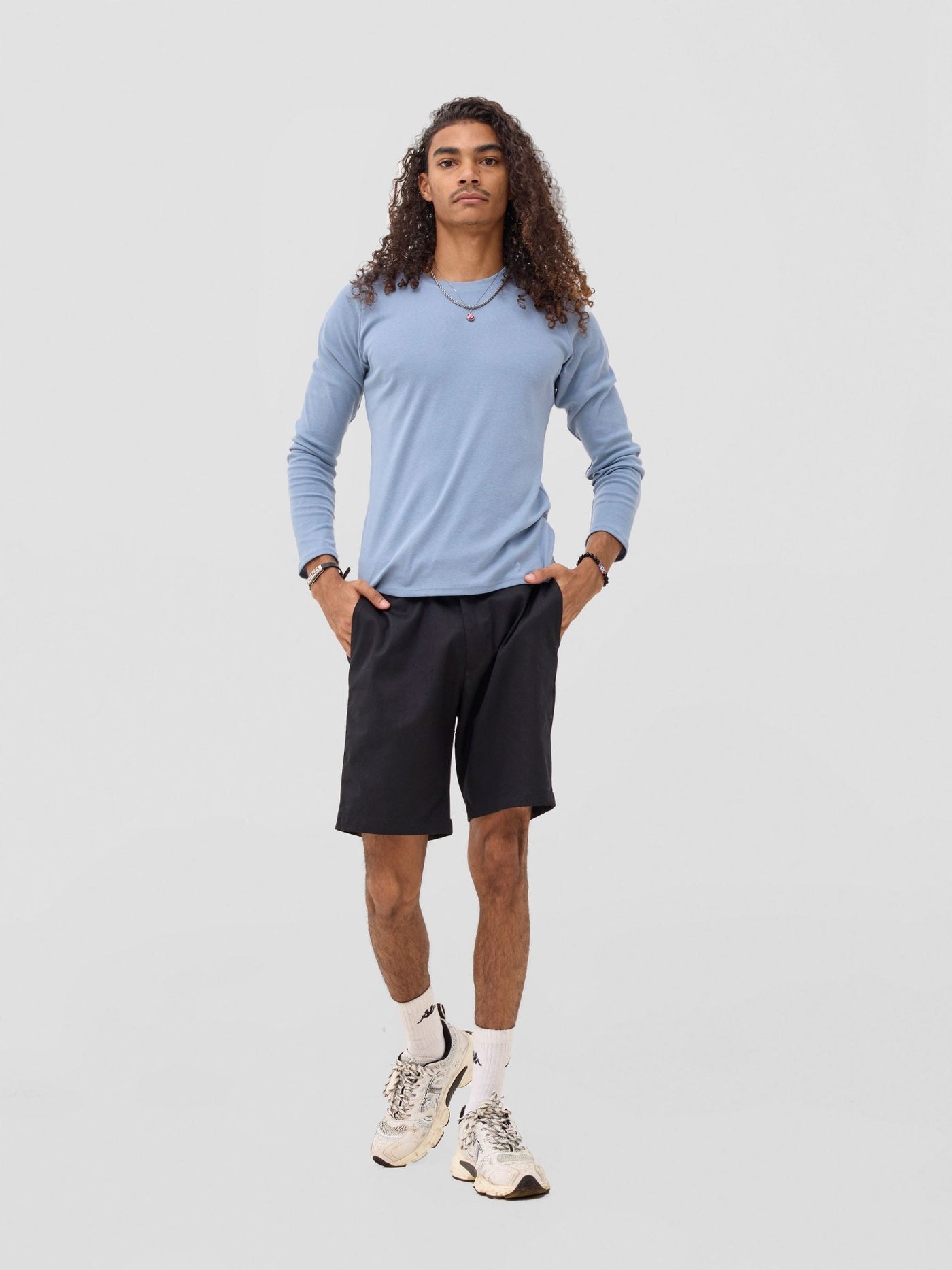 Zoya Sadira Mens' Chino Shorts - Black - Shopzetu