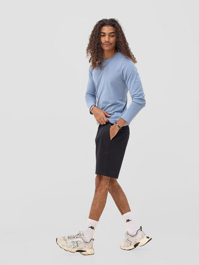 Zoya Sadira Men's Long Sleeve T Shirt - Light Blue - Shopzetu