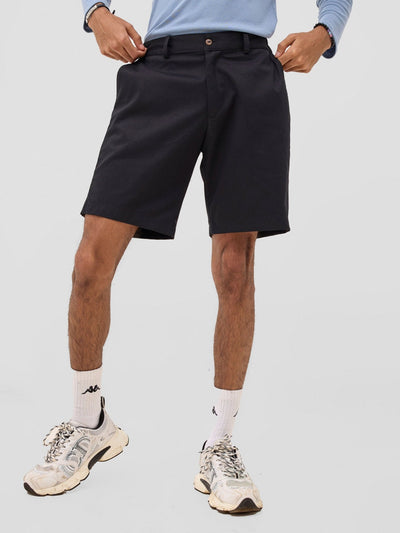 Zoya Sadira Mens' Chino Shorts - Black - Shopzetu