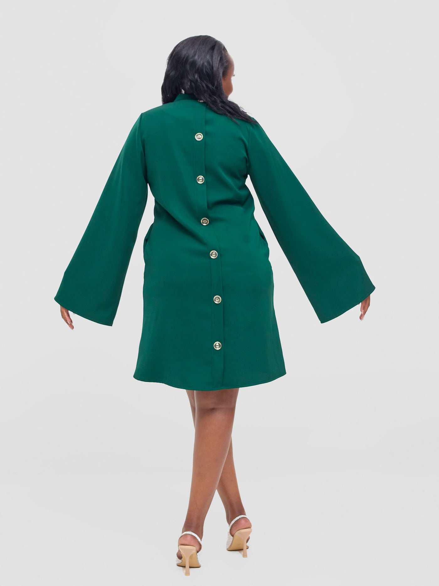 HOT Azani Shift Dress - Green - Shopzetu