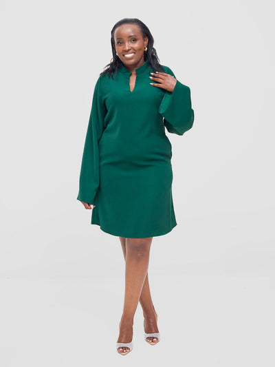 HOT Azani Shift Dress - Green - Shopzetu
