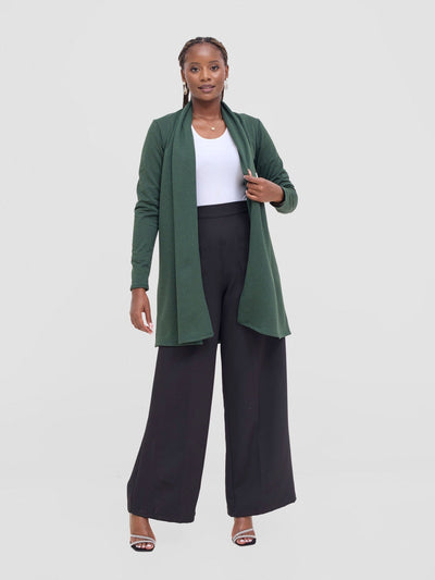 Vivo Basic May Sweater - Dark Green - Shopzetu