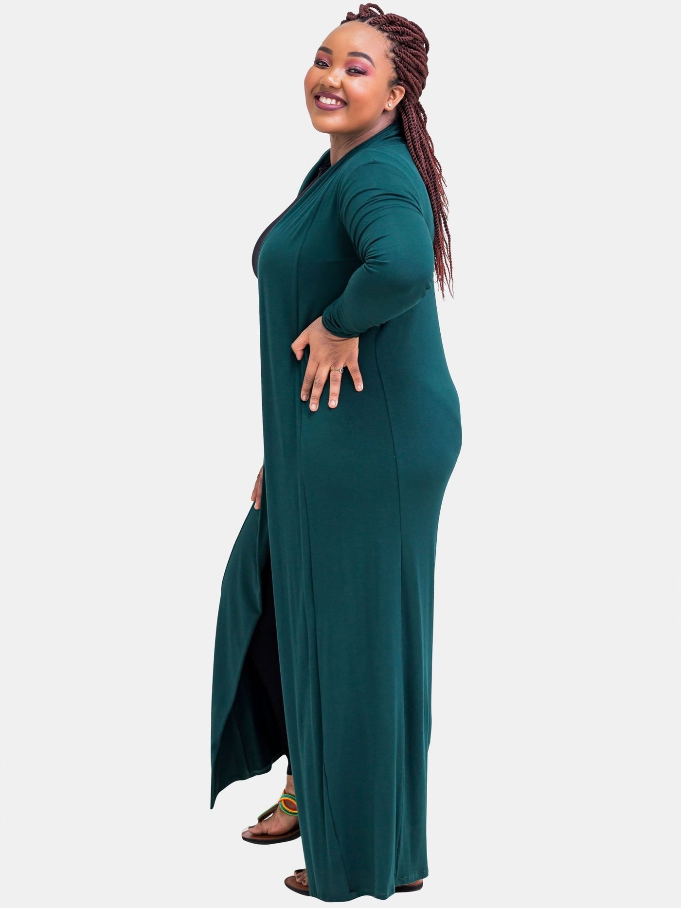 Vivo Basic Extra Long Lily Waterfall - Dark Green - Shopzetu