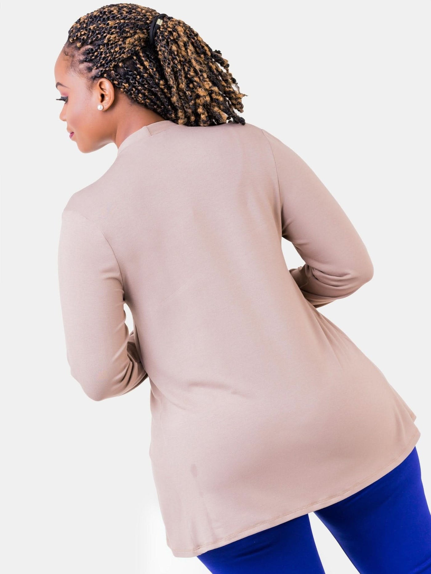 Vivo Basic Short Waterfall - Taupe - Shopzetu