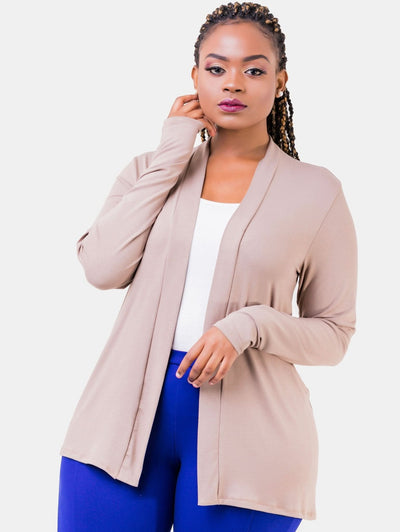 Vivo Basic Short Waterfall - Taupe - Shopzetu