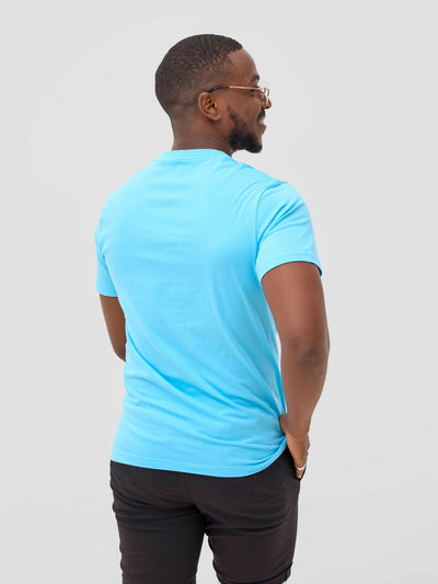 Zuria Fashions Unisex Roundneck T-shirt - Blue - Shopzetu
