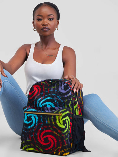 Ankara Artifacts Original Thandi Backpacks - Multicolored - Shopzetu