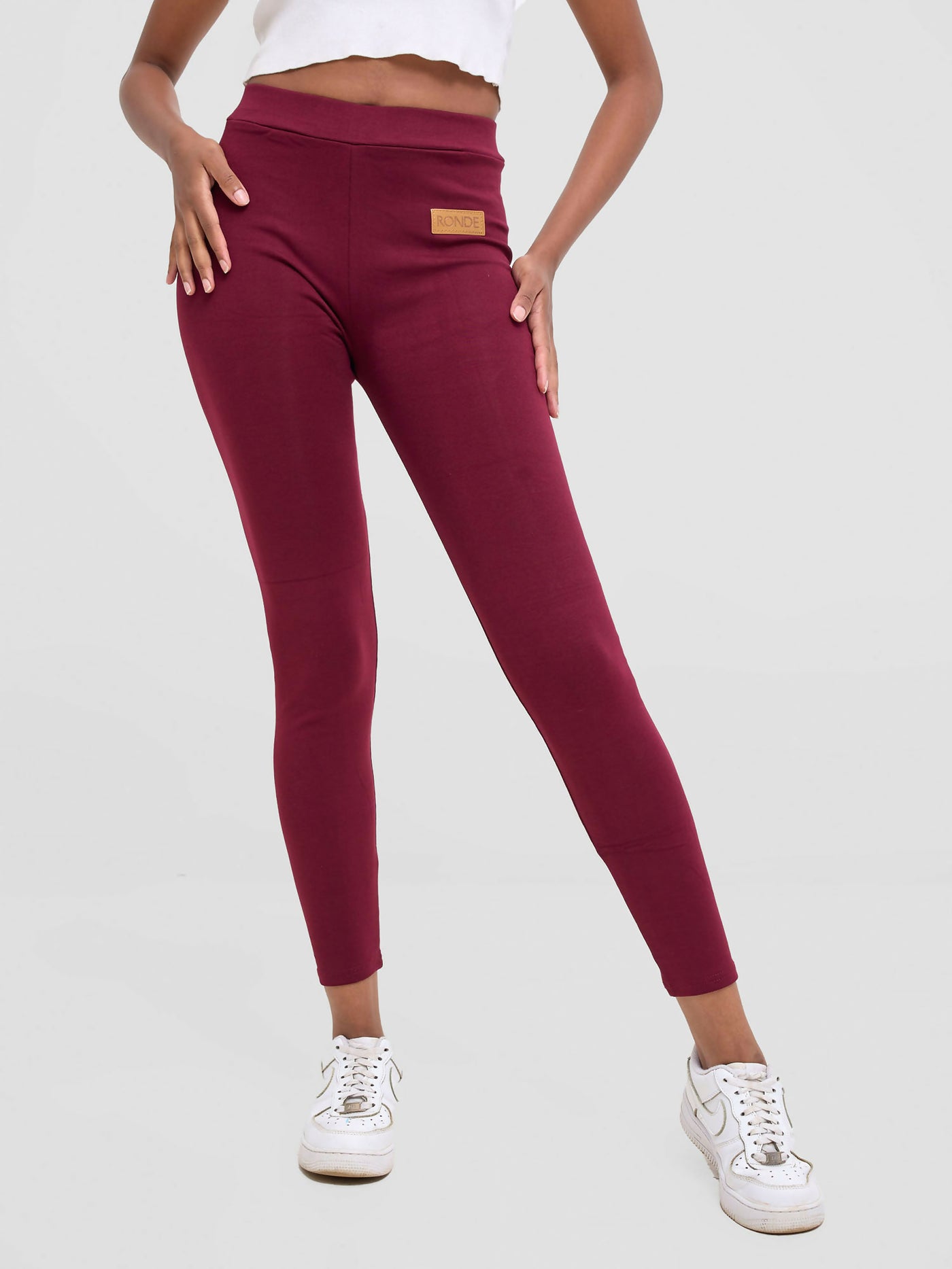 Stylish Sisters Ronde Heavy Comfy Tights Leggings - Maroon - Shopzetu