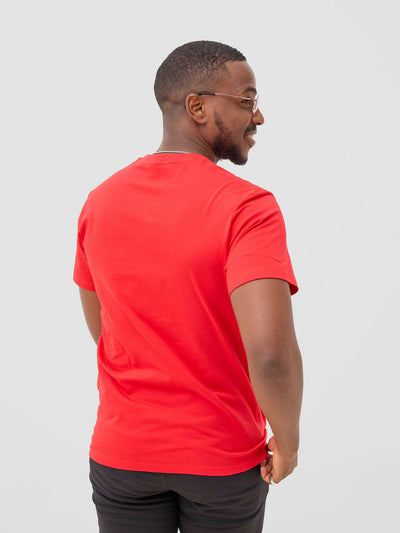 Zuria Fashions Unisex Roundneck T-shirt - Red - Shopzetu