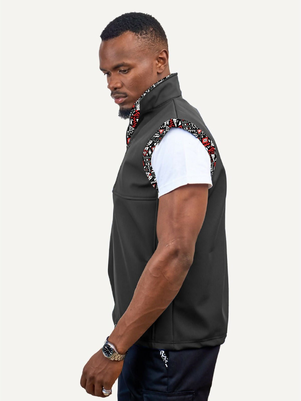 Kitu Kali KK Mens Softshell Sleeveless Jacket - Black - Shopzetu