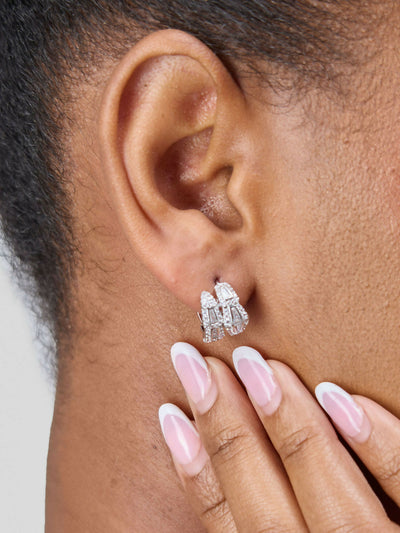 Accessorize With Style Premium Small Earring - Silver - Shopzetu