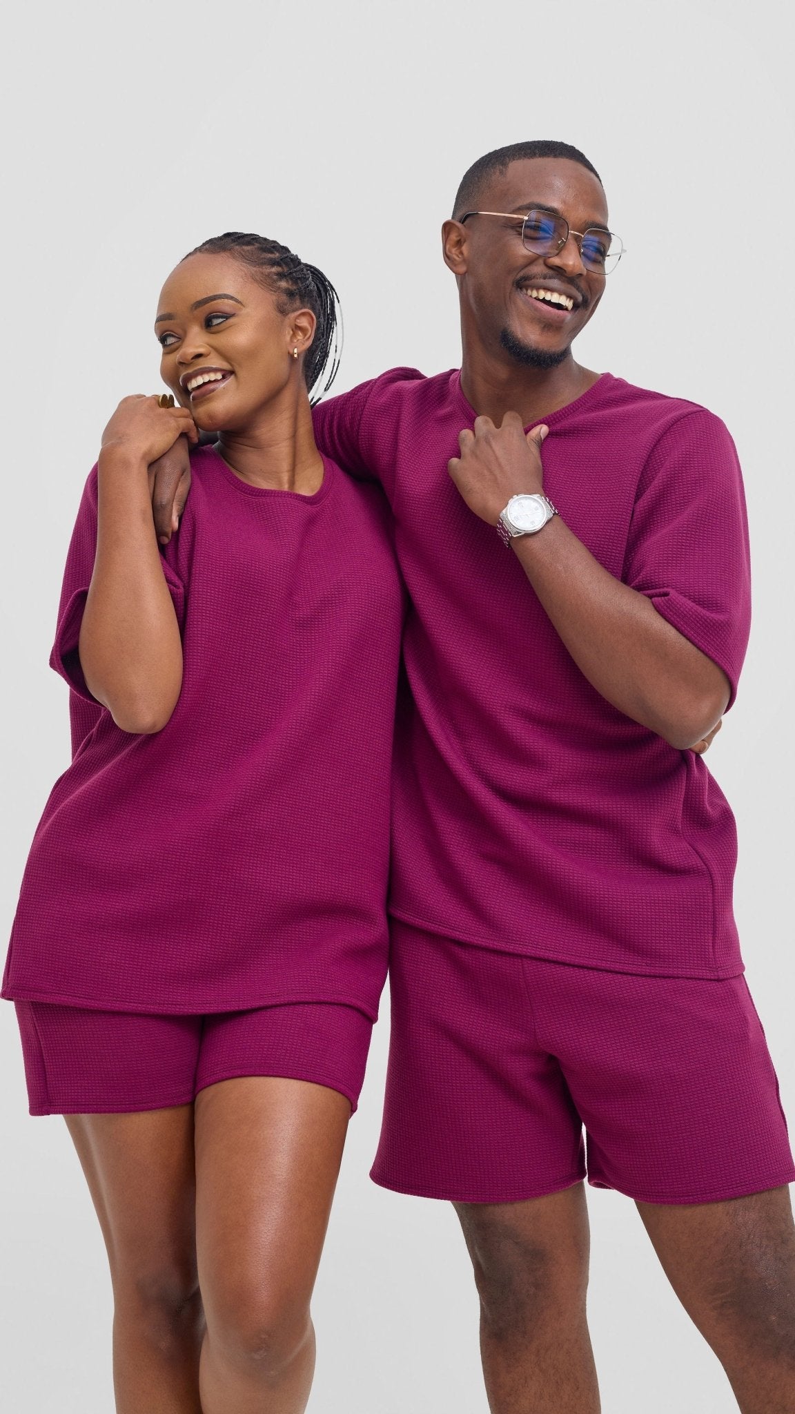Shiv & Shikie X Safari Boxy T Shirt - Purple - Shopzetu