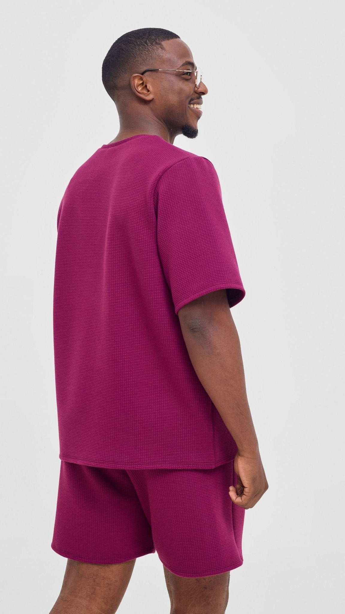 Shiv & Shikie X Safari Boxy T Shirt - Purple - Shopzetu