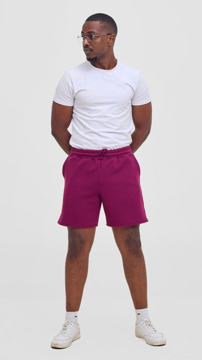 Shiv & Shikie X Safari Drawstring Shorts - Purple - Shopzetu