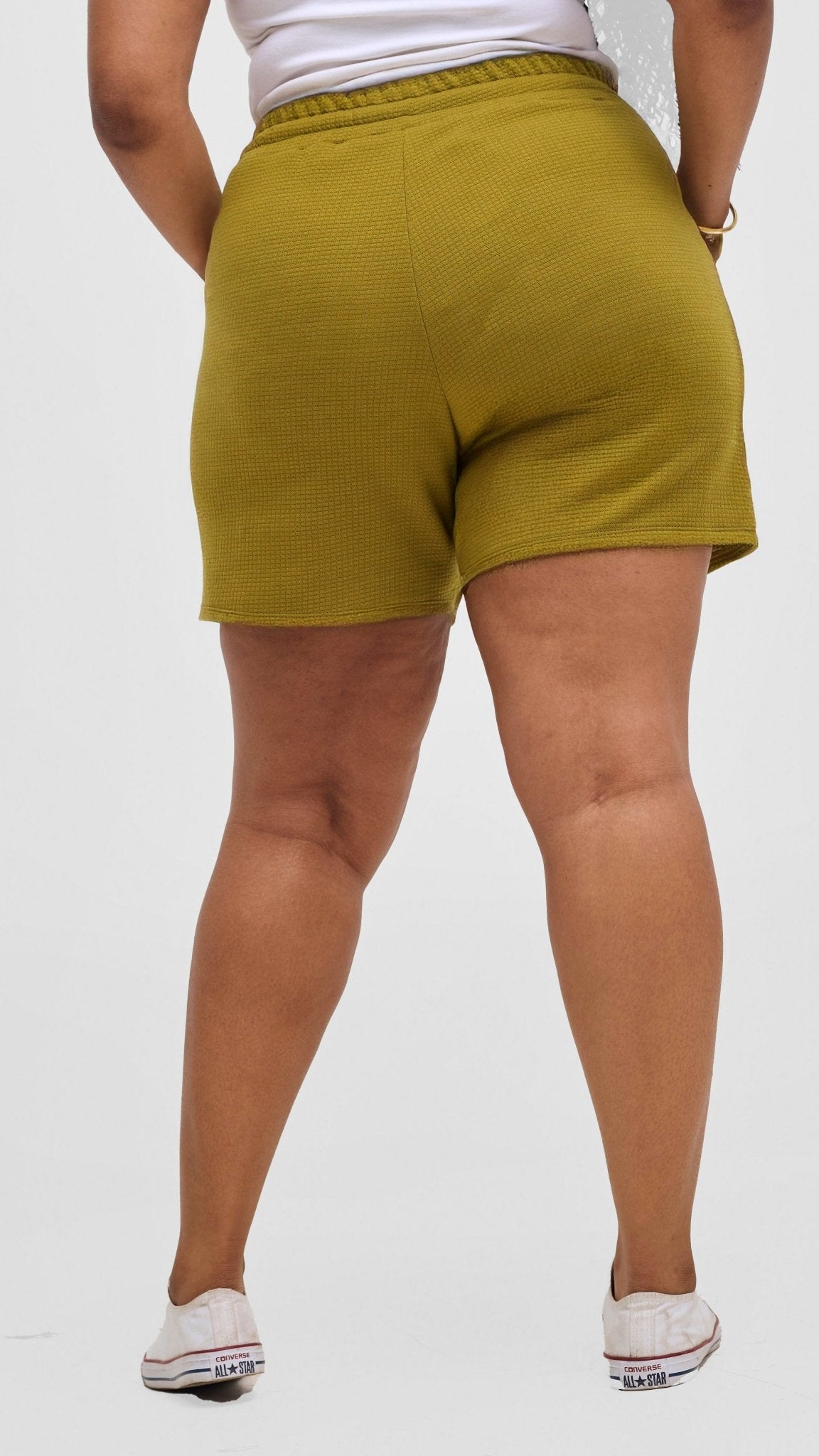 Shiv & Shikie X Safari Drawstring Shorts - Olive - Shopzetu