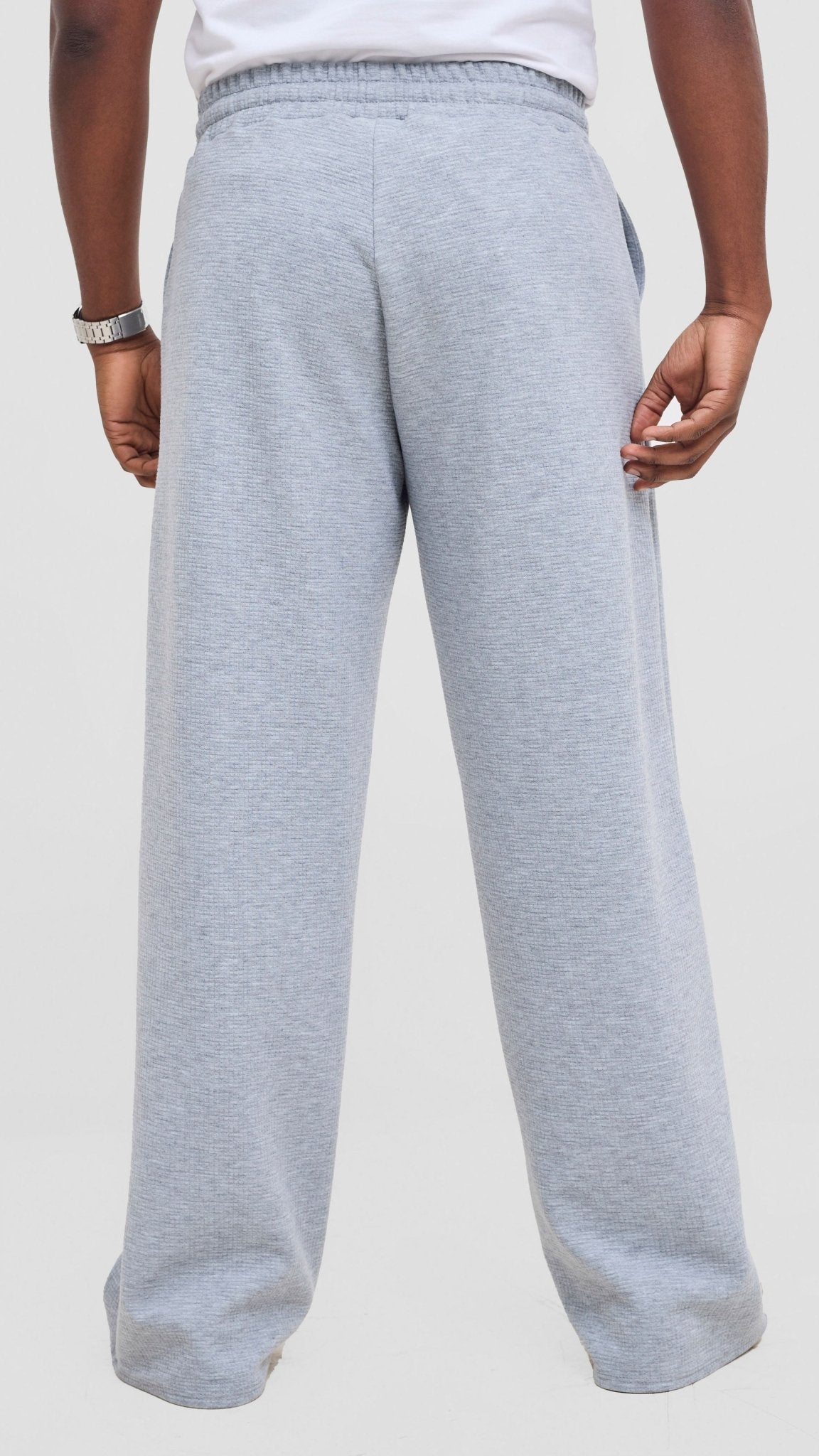 Shiv & Shikie X Safari Drawstring Pants - Light Grey - Shopzetu