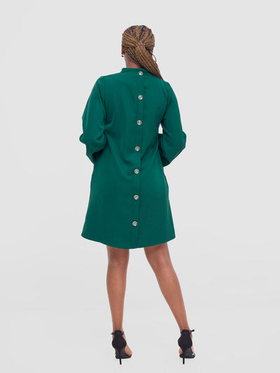 HOT Azani Shift Dress - Green - Shopzetu