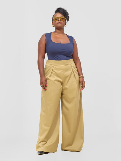 Zoya Kyro Sleeveless Bodysuit - Navy - Shopzetu