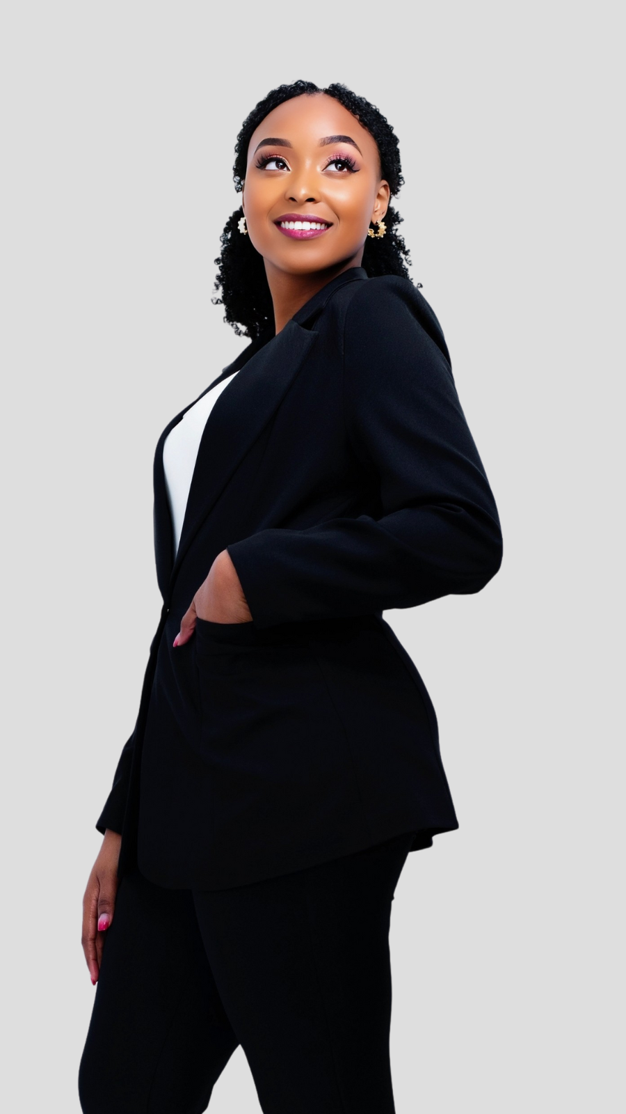 The Fashion Frenzy Celine Long Sleeved Tailored Blazer - Black
