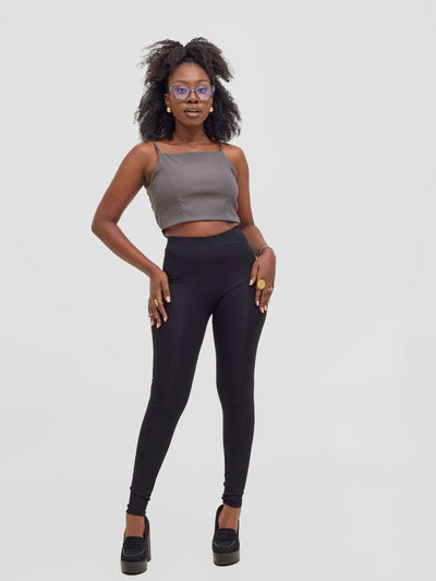 Zoya Kyro Strappy Vest - Grey - Shopzetu