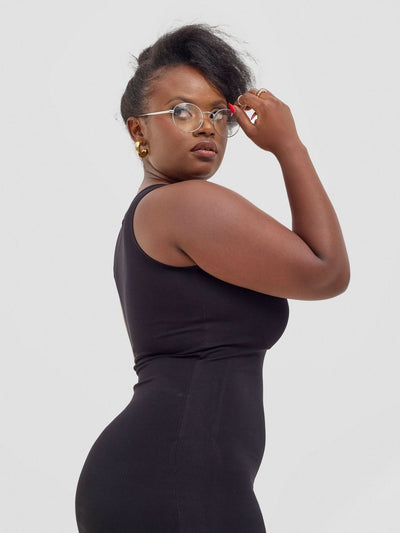 Zoya Basic Bodycon - Black - Shopzetu