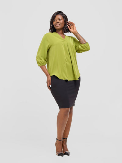 Vivo Dua Shirt - Dark Olive - Shopzetu