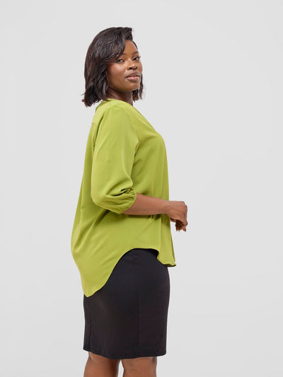 Vivo Dua Shirt - Dark Olive - Shopzetu