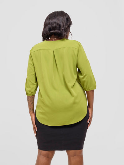 Vivo Dua Shirt - Dark Olive - Shopzetu
