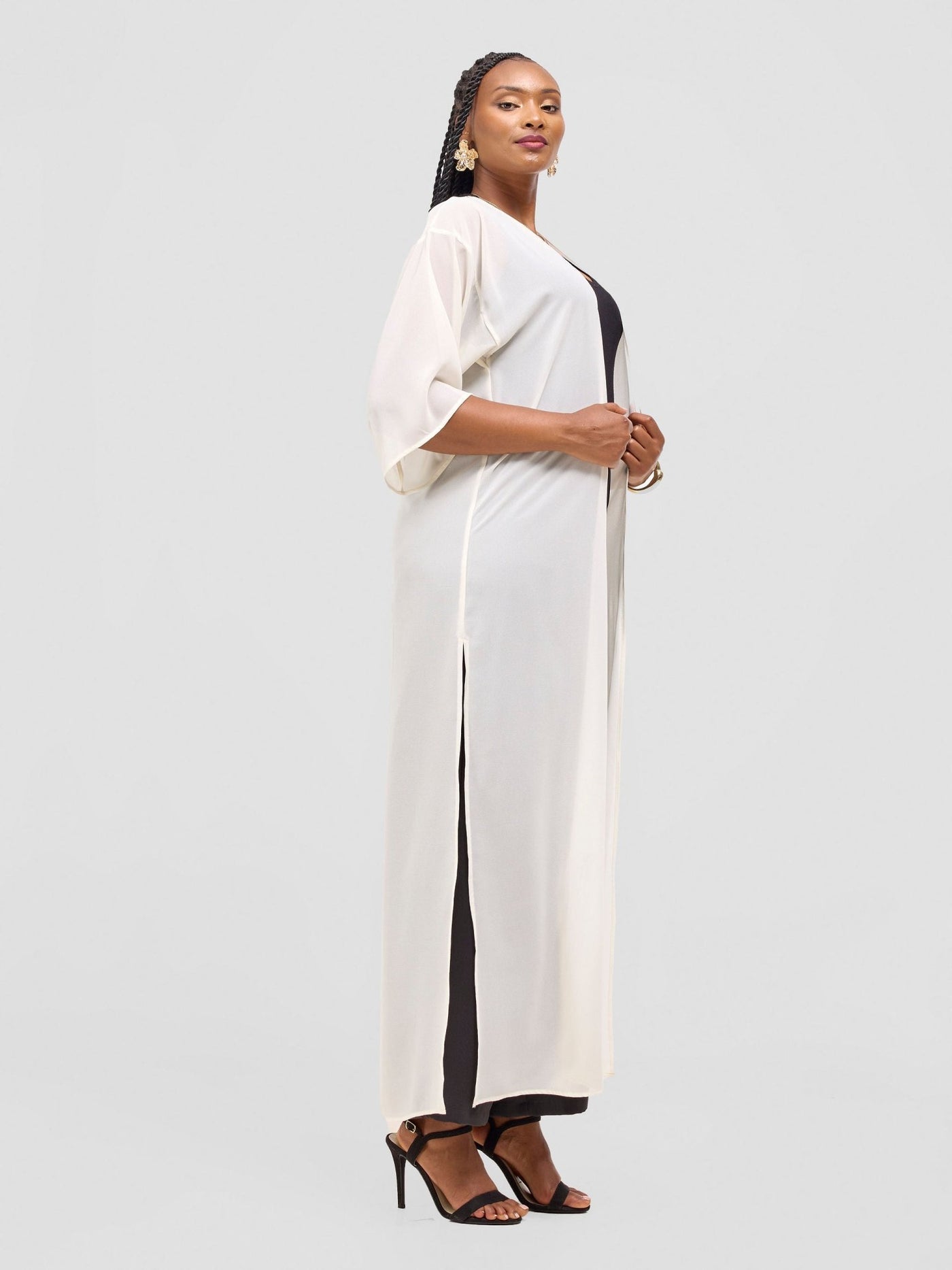 Vivo Basic Nandi A - Line Kimono - Off white - Shopzetu
