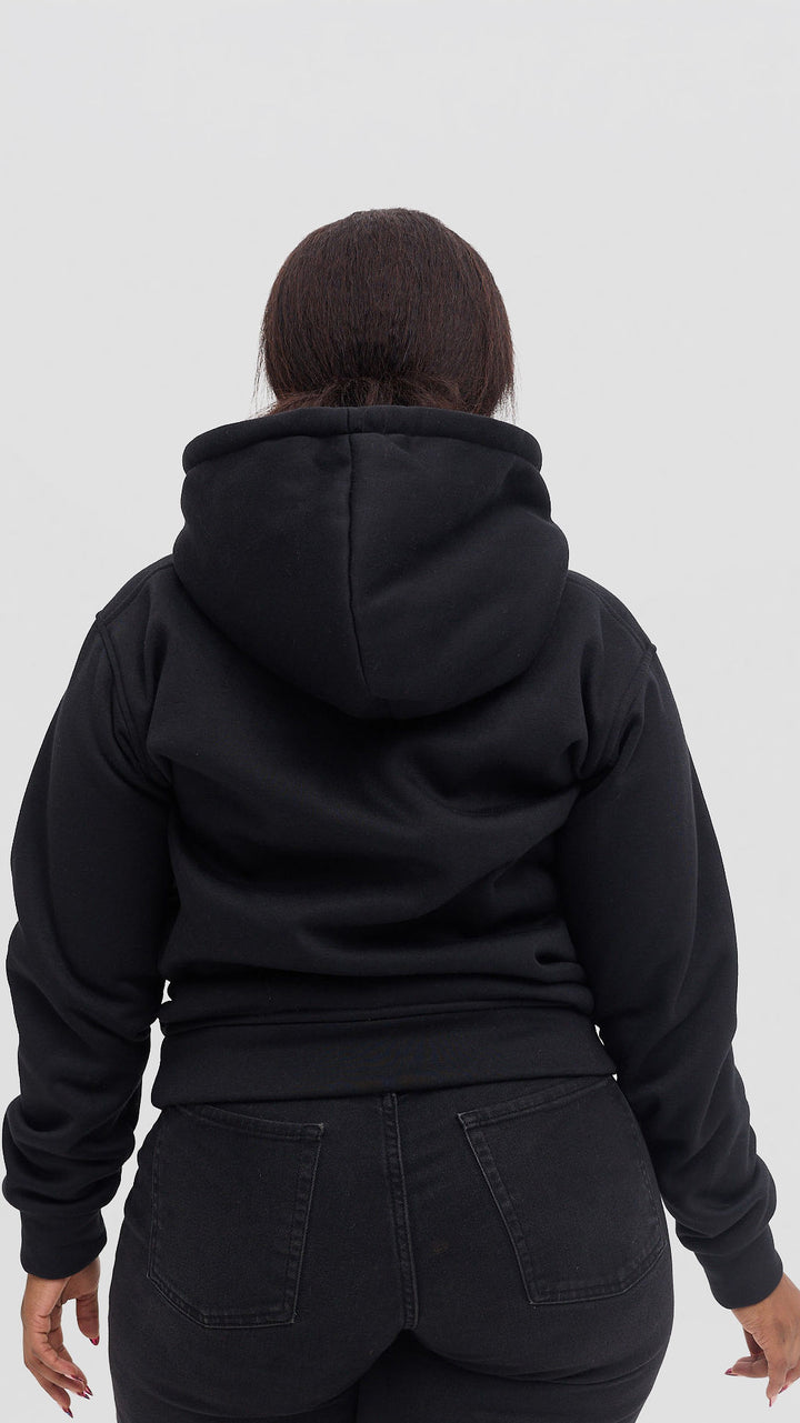 Dynique Clothing Unzipped Hoodie - Black