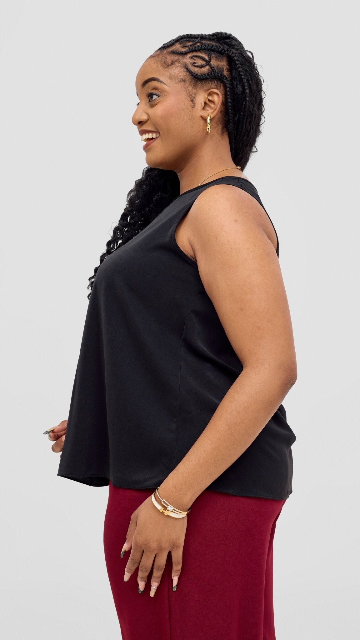 Vivo Kani Tent Top - Black - Shopzetu
