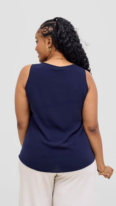 Vivo Kani Tent Top - Navy - Shopzetu