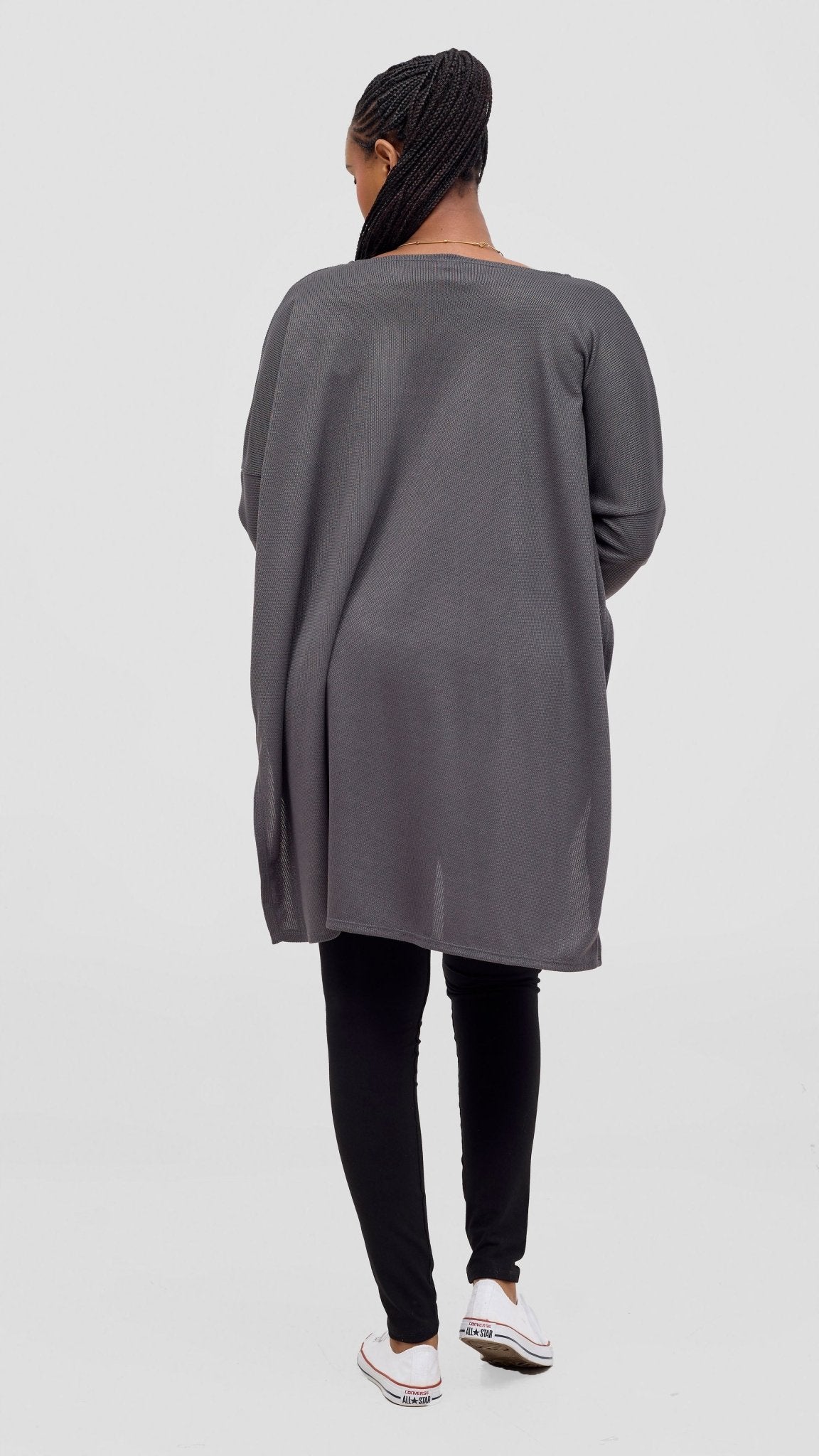 Vivo Safa Sweater - Grey - Shopzetu