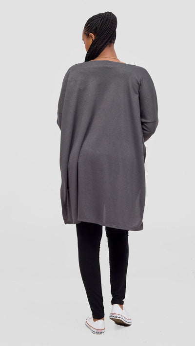 Vivo Safa Sweater - Grey - Shopzetu