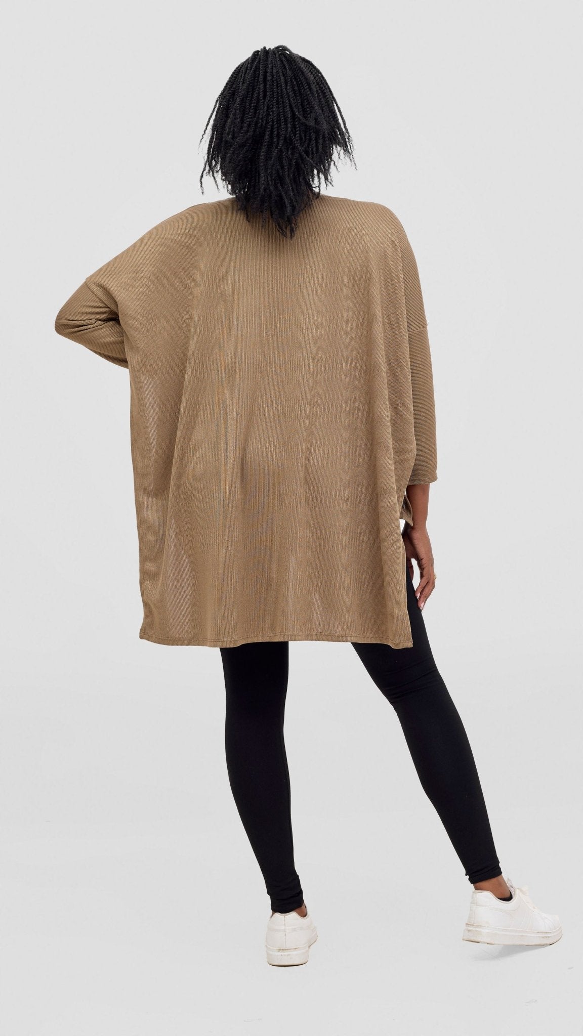 Vivo Safa Sweater - Taupe - Shopzetu
