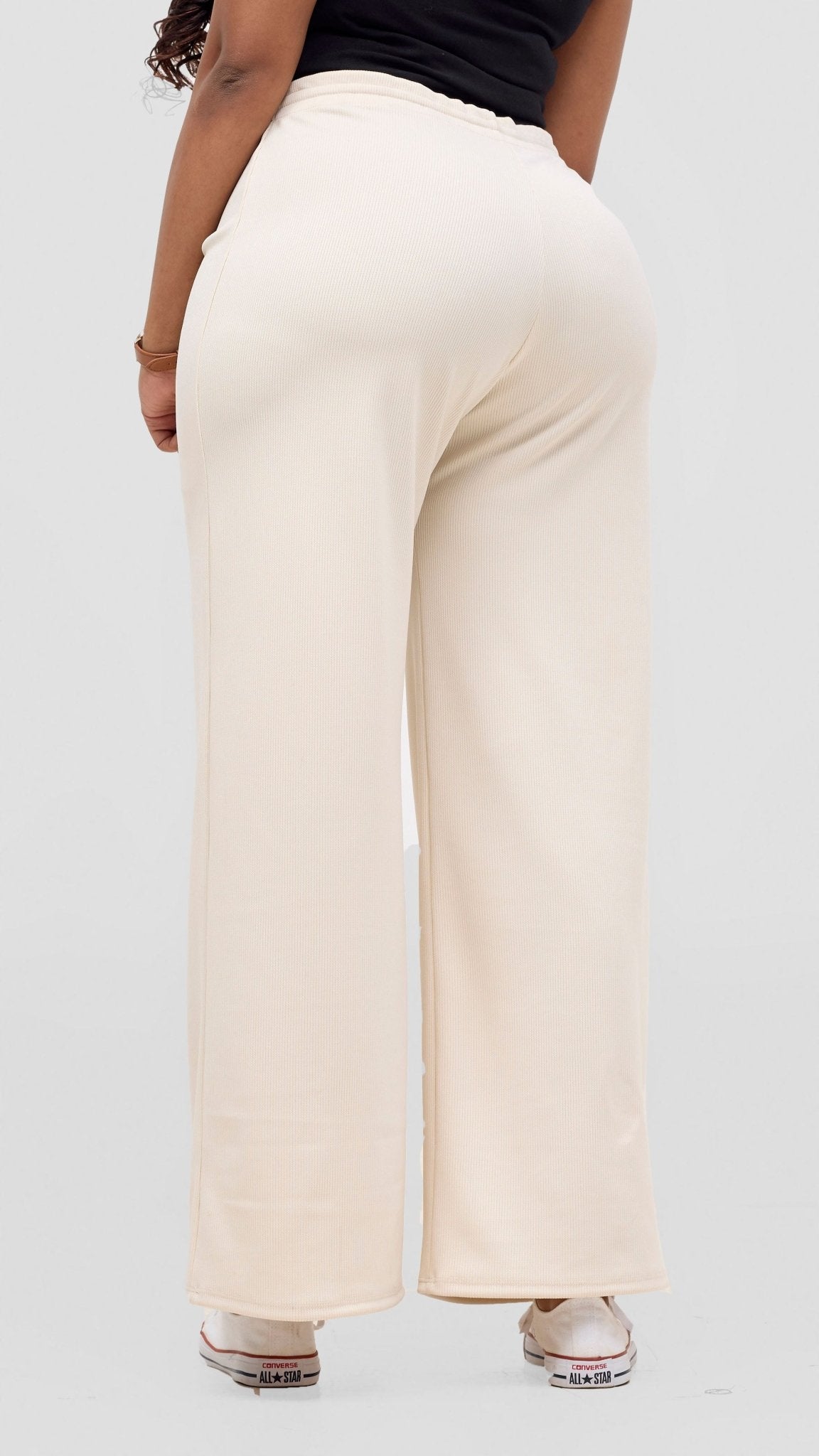 Vivo Safa Straight Leg Pants - Buttermilk - Shopzetu