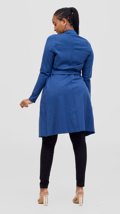 Vivo Basic Trench Coat - Dark Teal - Shopzetu
