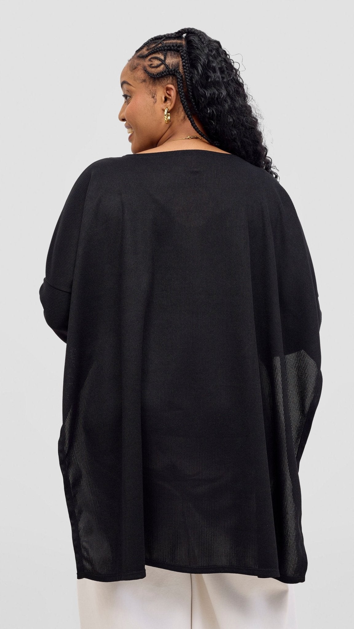 Vivo Safa Sweater - Black - Shopzetu