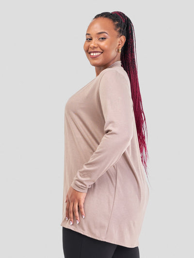 Vivo Basic Leila Short Waterfall - Taupe - Shopzetu