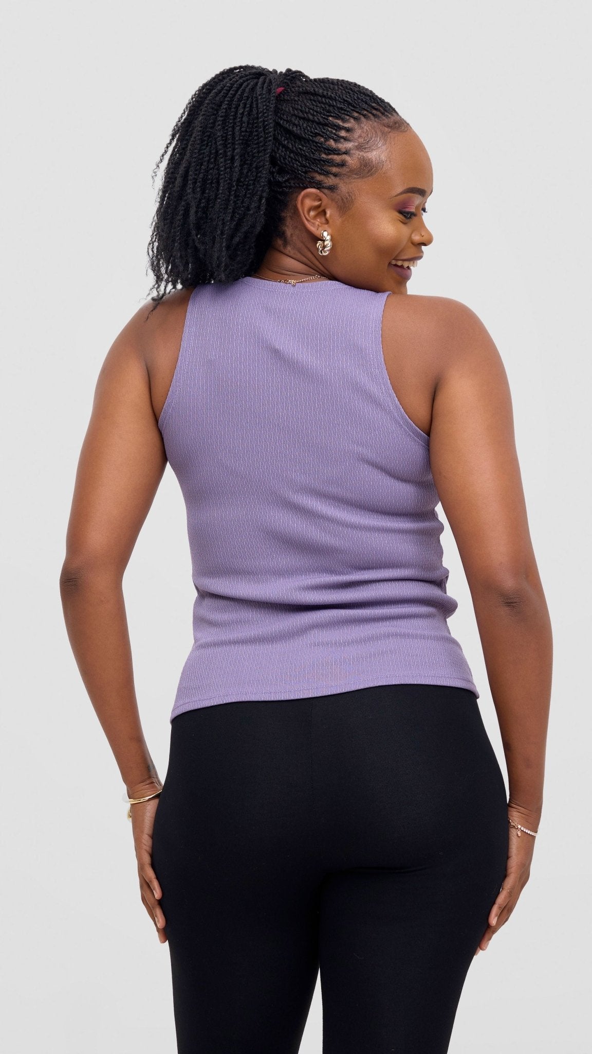 Vivo Chela Tank Top - Lilac - Shopzetu