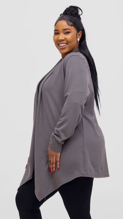 Vivo Ari Sweater - Dark Grey - Shopzetu