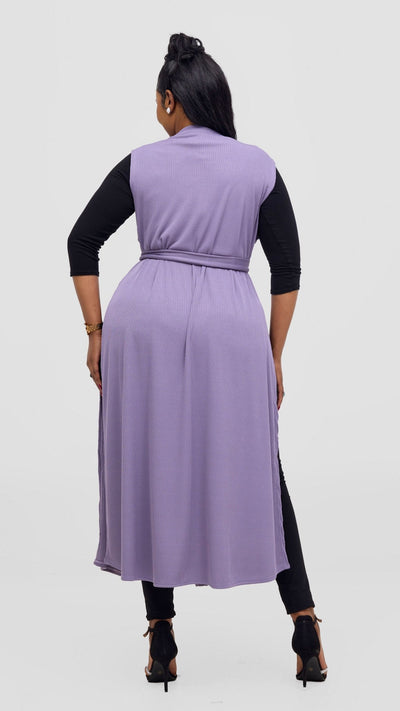 Vivo Chela Sleeveless Waterfall - Lilac - Shopzetu