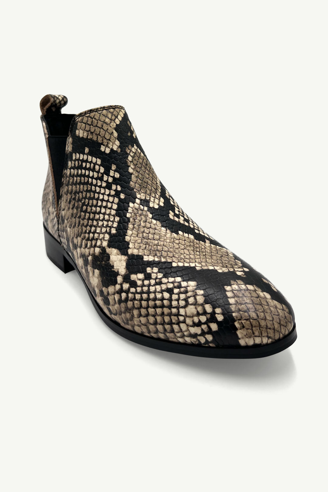Julz Aria Boot - Beige Snake